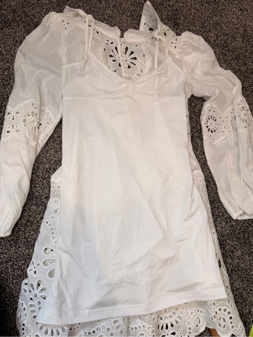 Zimmermann Acacia Broderie Mini Dress - Size OP - Picture 5 of 10
